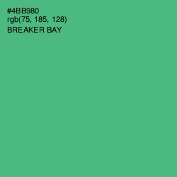 #4BB980 - Breaker Bay Color Image