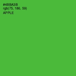 #4BBA3B - Apple Color Image