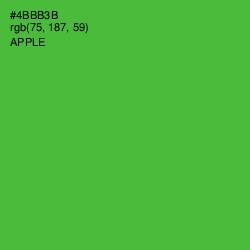 #4BBB3B - Apple Color Image