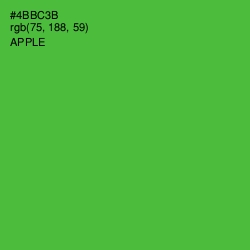 #4BBC3B - Apple Color Image