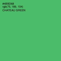 #4BBD68 - Chateau Green Color Image