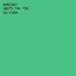 #4BC287 - De York Color Image