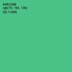 #4BC288 - De York Color Image