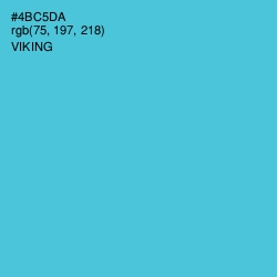 #4BC5DA - Viking Color Image