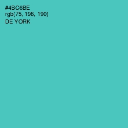 #4BC6BE - De York Color Image