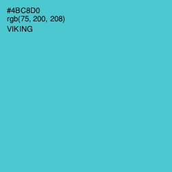 #4BC8D0 - Viking Color Image