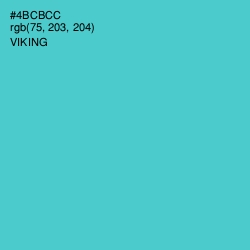#4BCBCC - Viking Color Image