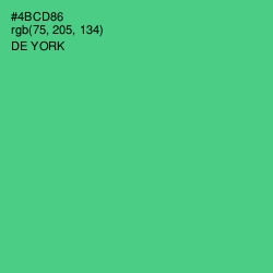 #4BCD86 - De York Color Image