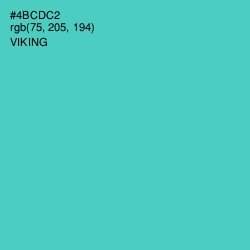 #4BCDC2 - Viking Color Image