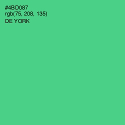 #4BD087 - De York Color Image