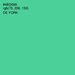 #4BD099 - De York Color Image