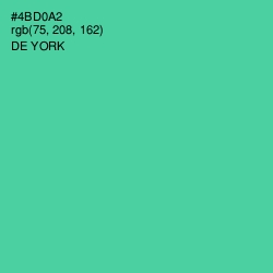 #4BD0A2 - De York Color Image