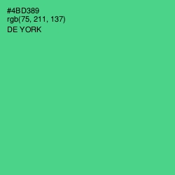 #4BD389 - De York Color Image