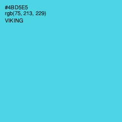 #4BD5E5 - Viking Color Image