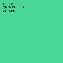 #4BD697 - De York Color Image