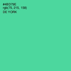 #4BD79E - De York Color Image