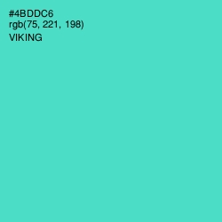 #4BDDC6 - Viking Color Image