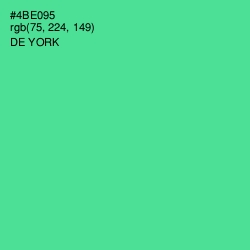 #4BE095 - De York Color Image