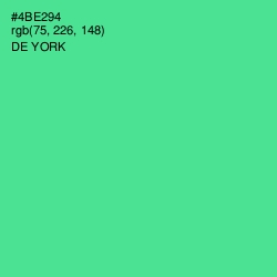 #4BE294 - De York Color Image