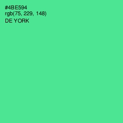 #4BE594 - De York Color Image