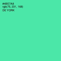 #4BE7A8 - De York Color Image