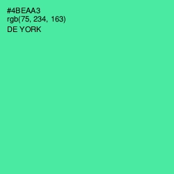 #4BEAA3 - De York Color Image