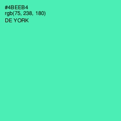 #4BEEB4 - De York Color Image