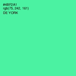 #4BF2A1 - De York Color Image