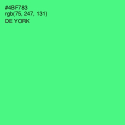 #4BF783 - De York Color Image
