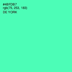 #4BFDB7 - De York Color Image