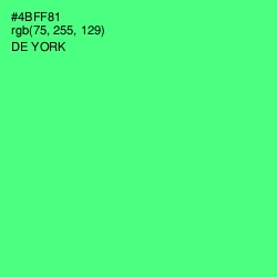 #4BFF81 - De York Color Image