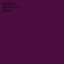 #4C0C3D - Blackberry Color Image