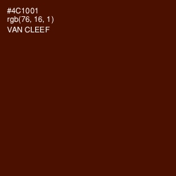 #4C1001 - Van Cleef Color Image