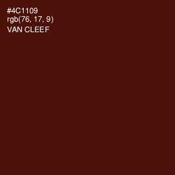#4C1109 - Van Cleef Color Image