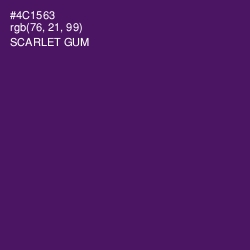 #4C1563 - Scarlet Gum Color Image