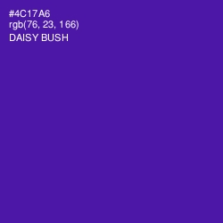 #4C17A6 - Daisy Bush Color Image