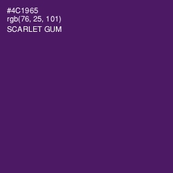 #4C1965 - Scarlet Gum Color Image
