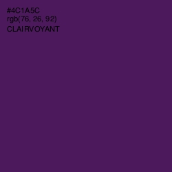 #4C1A5C - Clairvoyant Color Image