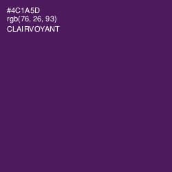 #4C1A5D - Clairvoyant Color Image