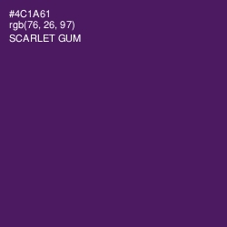 #4C1A61 - Scarlet Gum Color Image