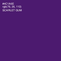 #4C1A6E - Scarlet Gum Color Image