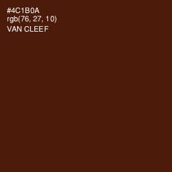 #4C1B0A - Van Cleef Color Image