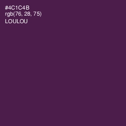 #4C1C4B - Loulou Color Image