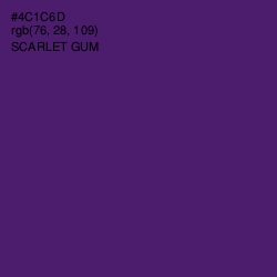 #4C1C6D - Scarlet Gum Color Image