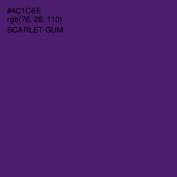 #4C1C6E - Scarlet Gum Color Image