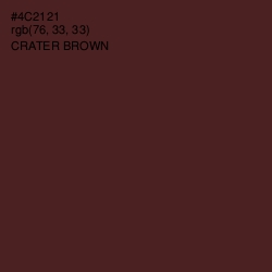 #4C2121 - Crater Brown Color Image