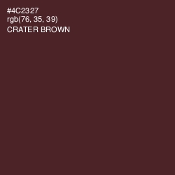 #4C2327 - Crater Brown Color Image