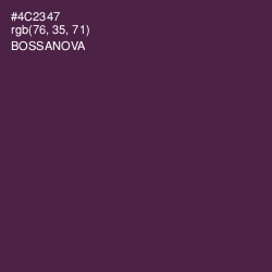 #4C2347 - Bossanova Color Image