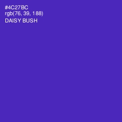 #4C27BC - Daisy Bush Color Image