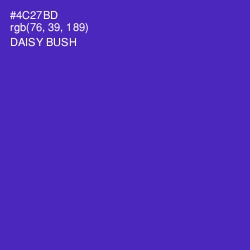 #4C27BD - Daisy Bush Color Image